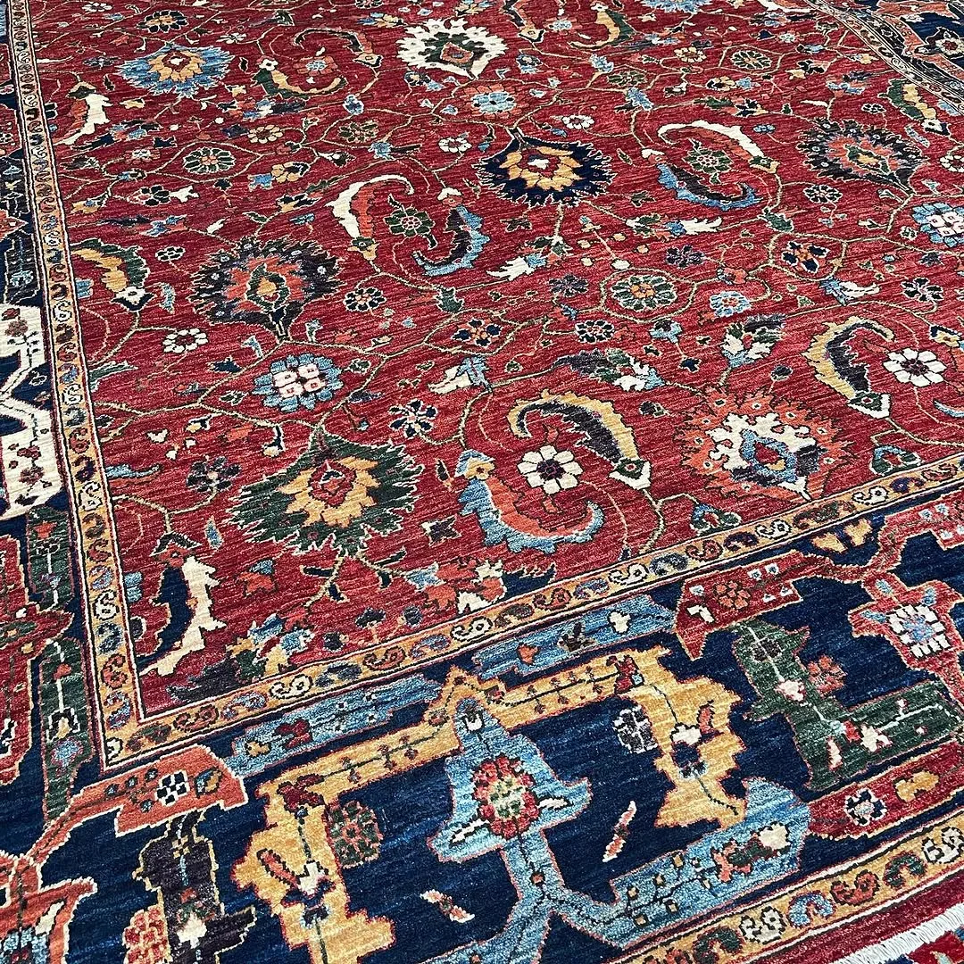 Red Palmette Carpet