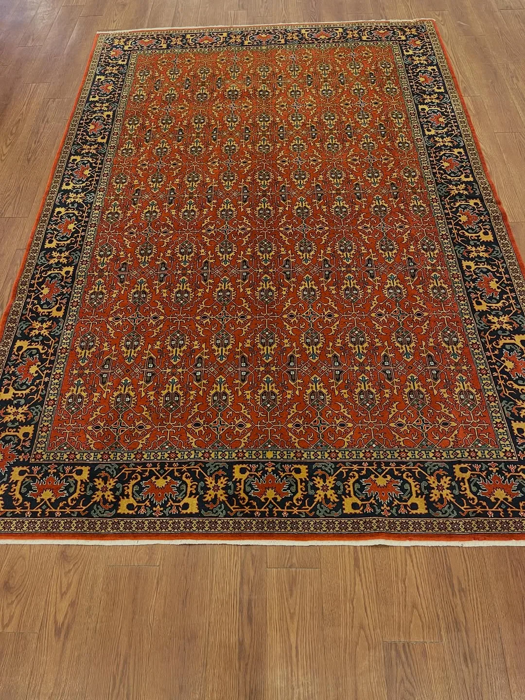 Rust Boteh Carpet