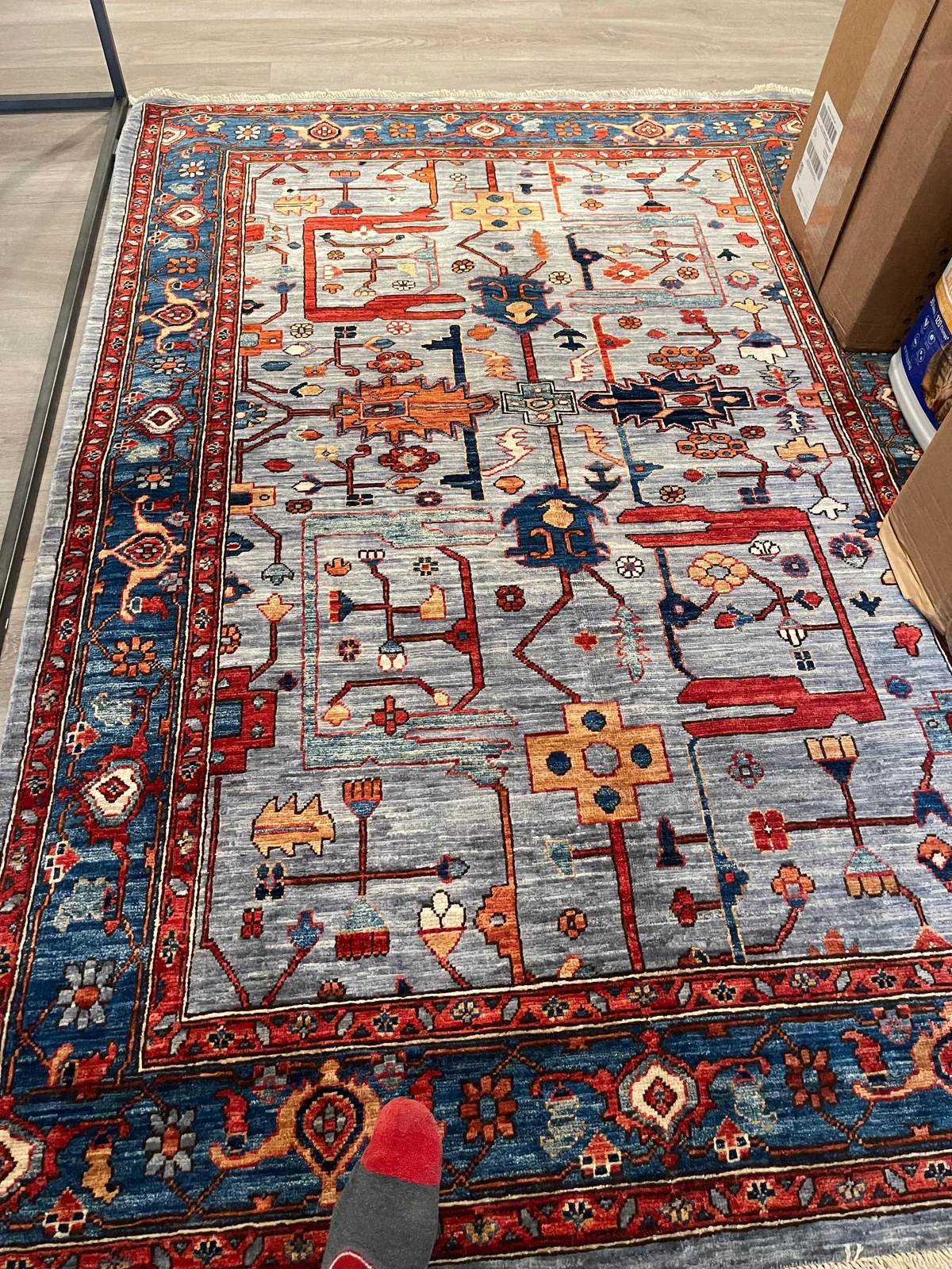 Slate Heriz Carpet