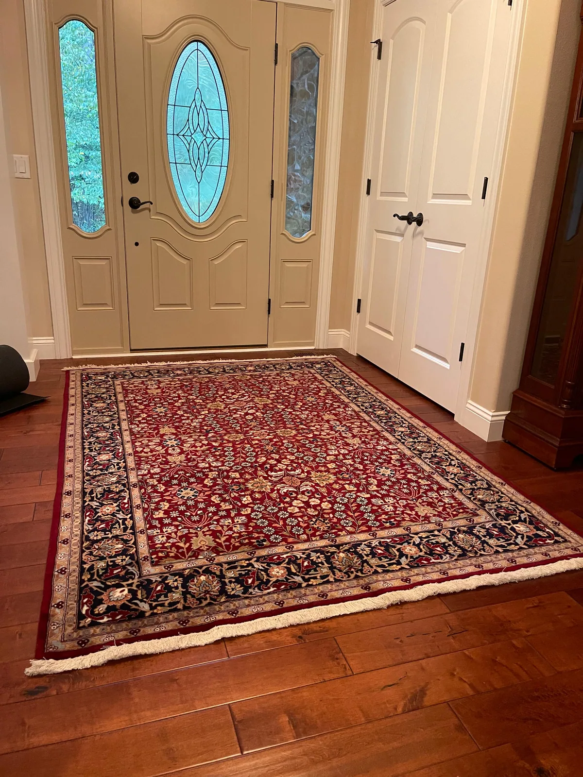 Ruby Floral Carpet