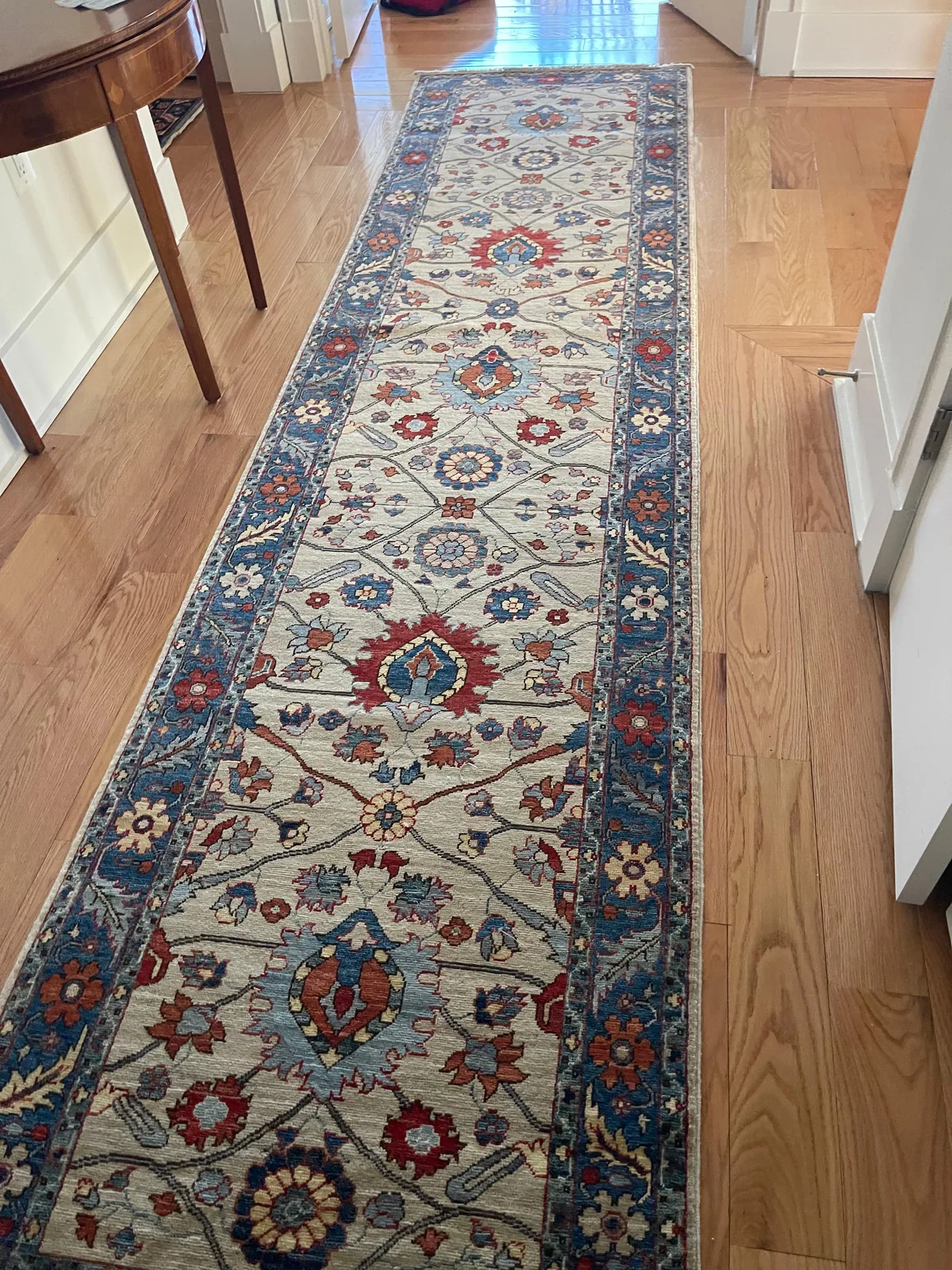 Ivory Palmette Runner