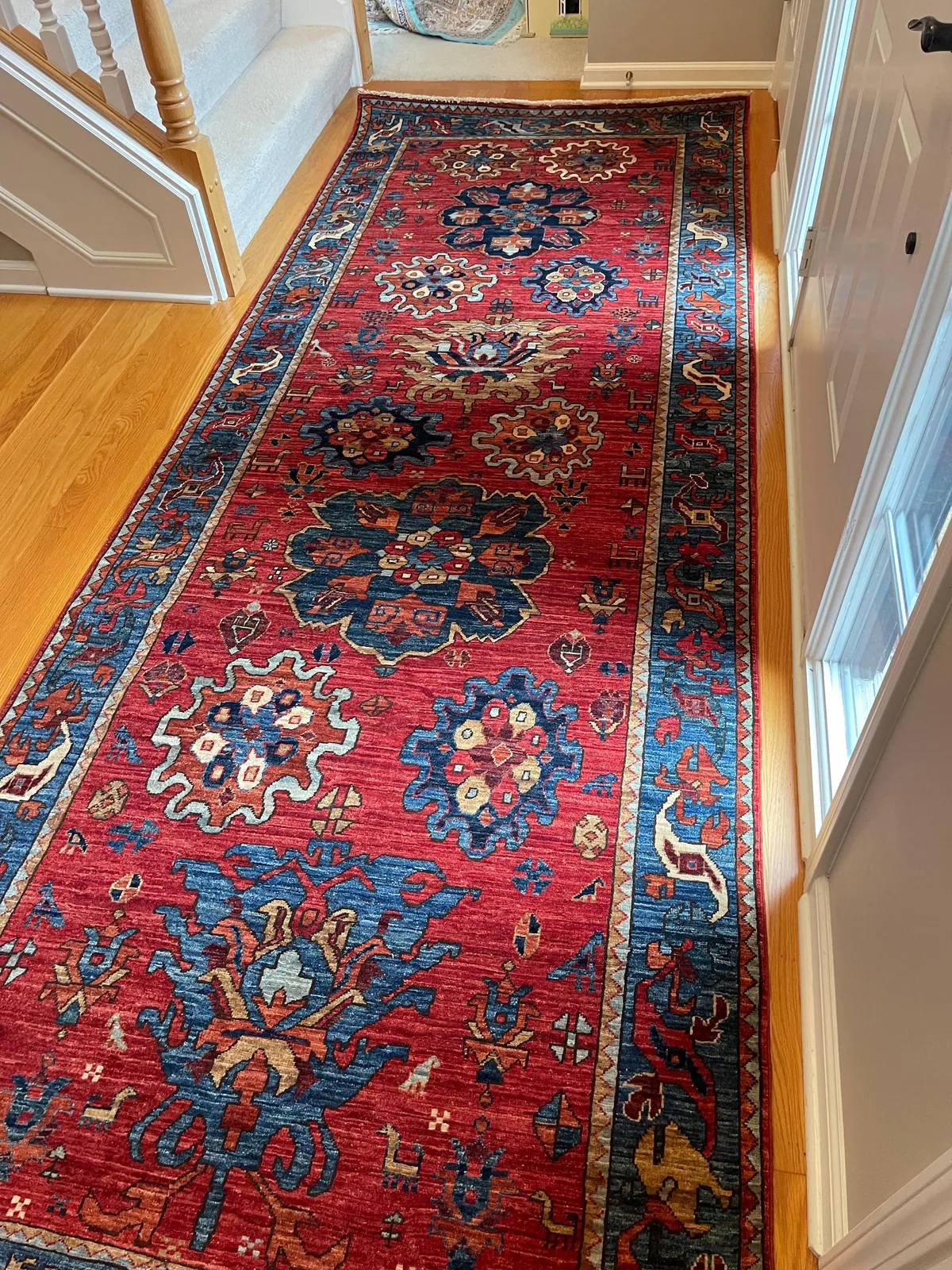 Red Kazak Runner
