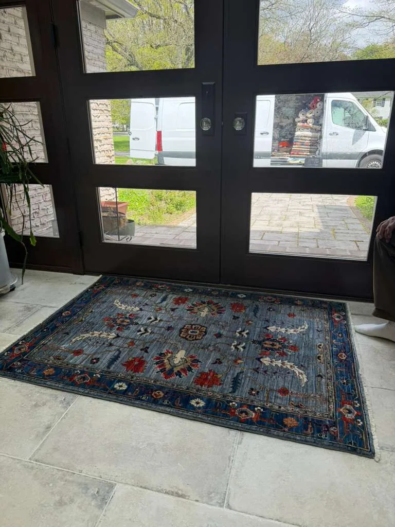 Slate Kazak Carpet