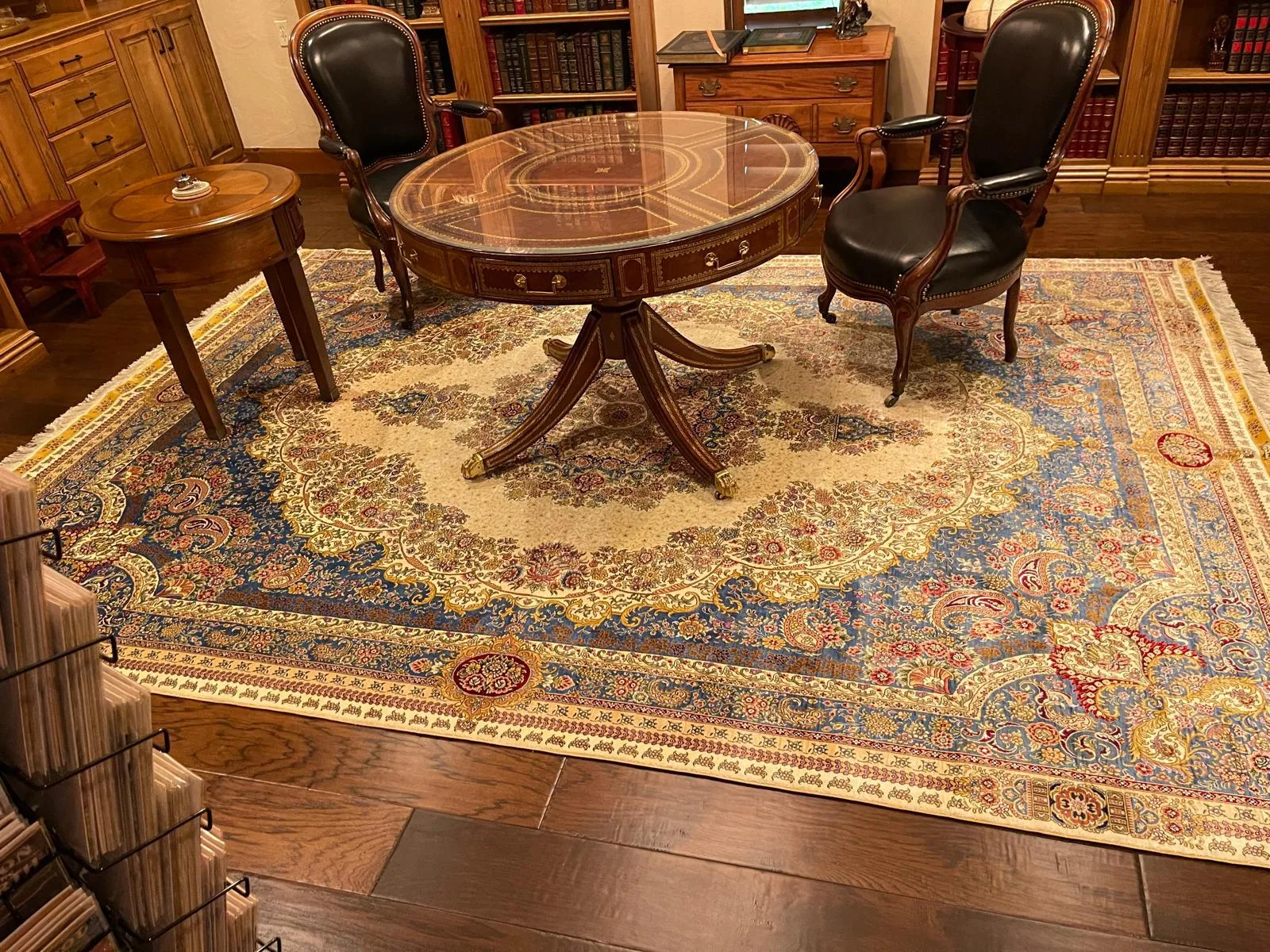 Sapphire Silk Sunburst Carpet