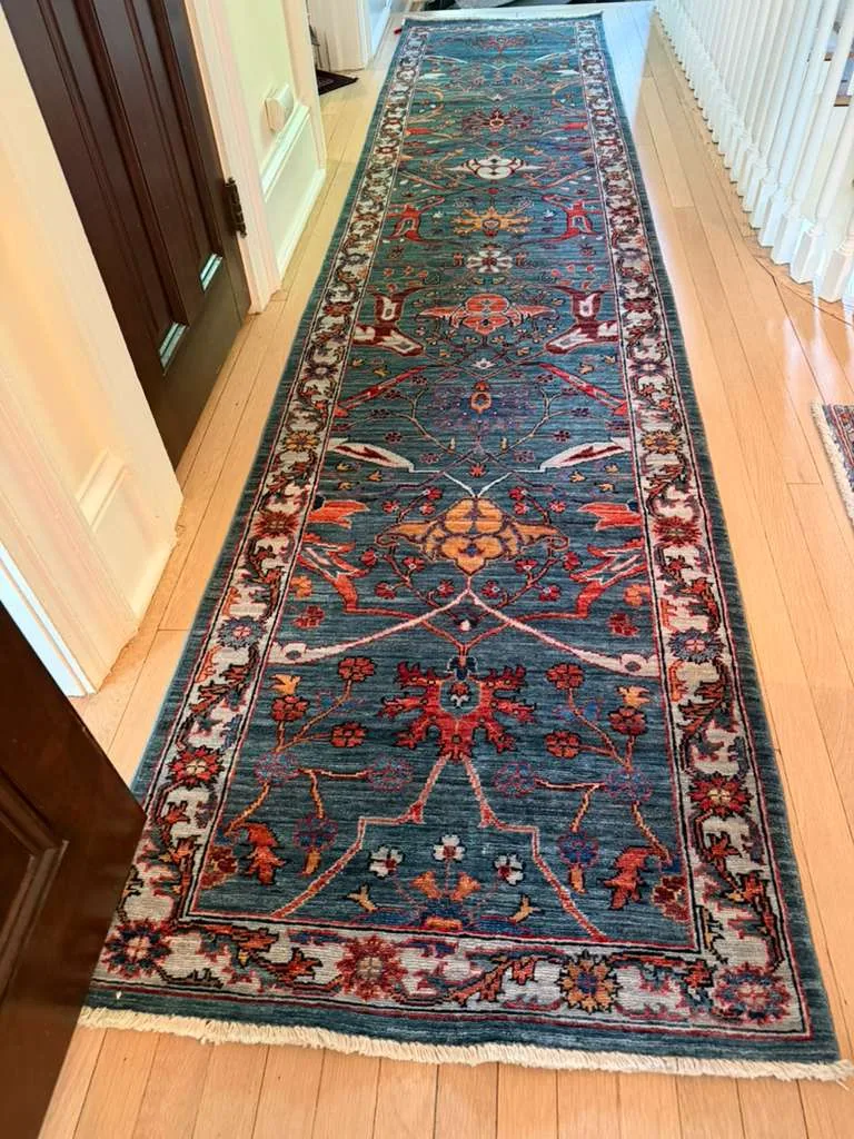 Teal Garden Runner